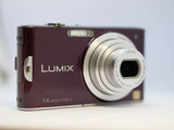 LUMIX DMC-FX66 14 Megapixel Compact Digital Camera Purple LEICA Lens