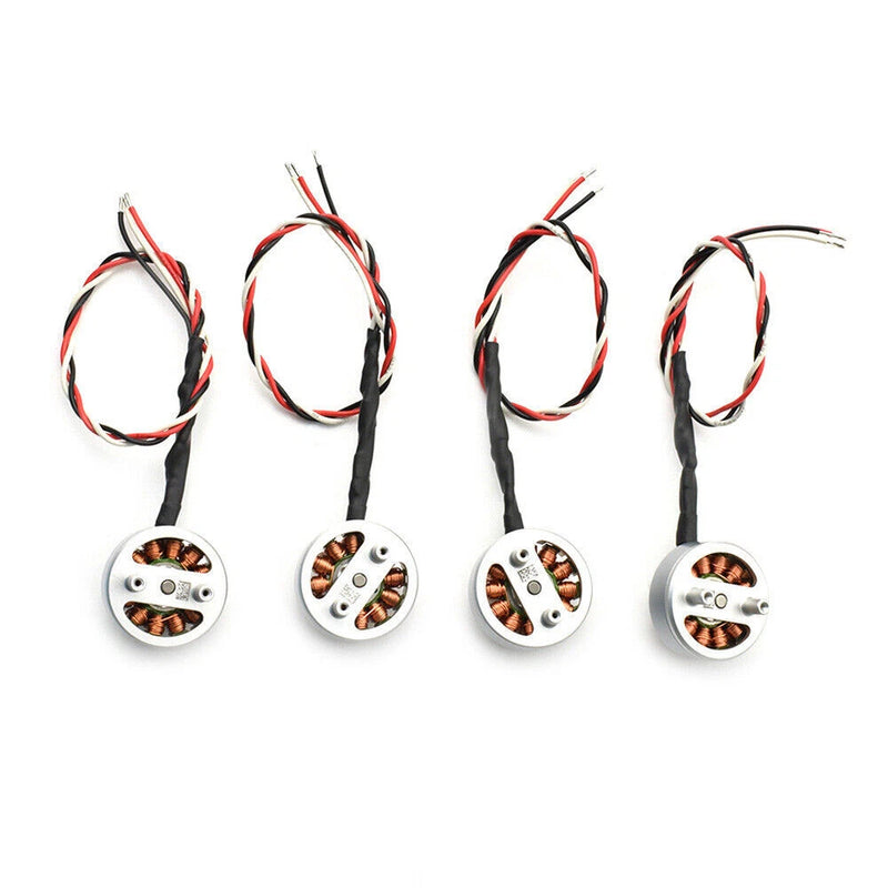 DJI Mini 4 Pro drone leg motor arm replacement set with wire leads and circular motor housings