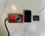 Panasonic Lumix DMC-FH25 16MP Digital Camera Red (System Error Zoom)