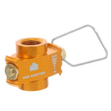 Propane Tank Input Connector Gas Canister Converter Refill Adapter for Hiking