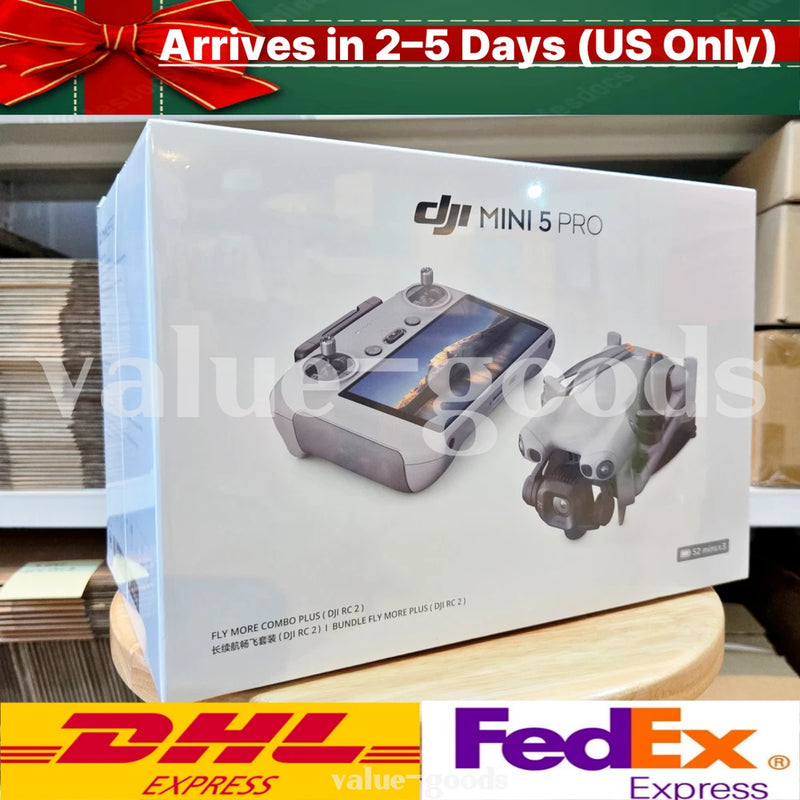 DJI Mini 5 Pro fly more combo plus drone packaging box with drone and controller