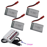 3.7V 650mAh 25C Lipo Battery JST plug for SYMA X5C X5A X5SC RC Drones Helicopter