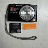 Panasonic Lumix DMC-SZ1 Black 3.0" LCD 16.1MP 10x Optical Zoom Digital Camera