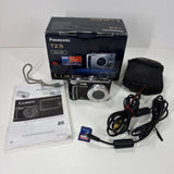 Panasonic Digital Camera Lumix DMC TZ5 9.0M Black 10x Optical Leica 8GB SD BOXED