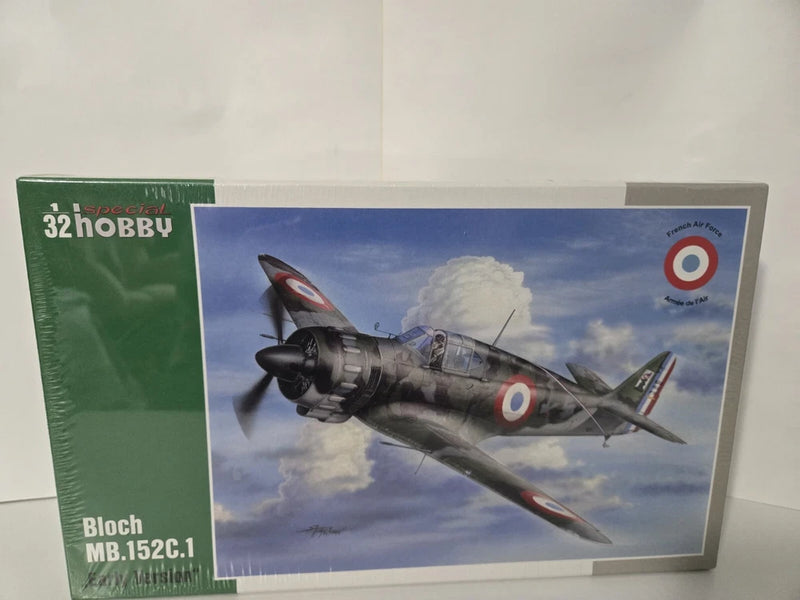 Vintage Special Hobby 1-32 Bloch MB.152C.1 Fighter Early Sealed New Sweet
