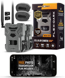 Spypoint Flex Dark cellular trail camera with LCD screen and no-glow IR, twin pack