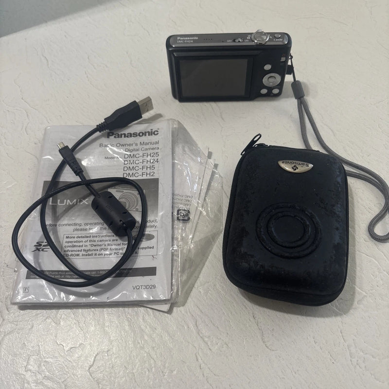 Panasonic Lumix DMC-ZR1 Digital Camera 12.1MP W/SD Card, Charger WON¡¯T TURN ON