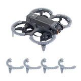 DJI Avata 2 paddle ring protector set with four gray paddle guards