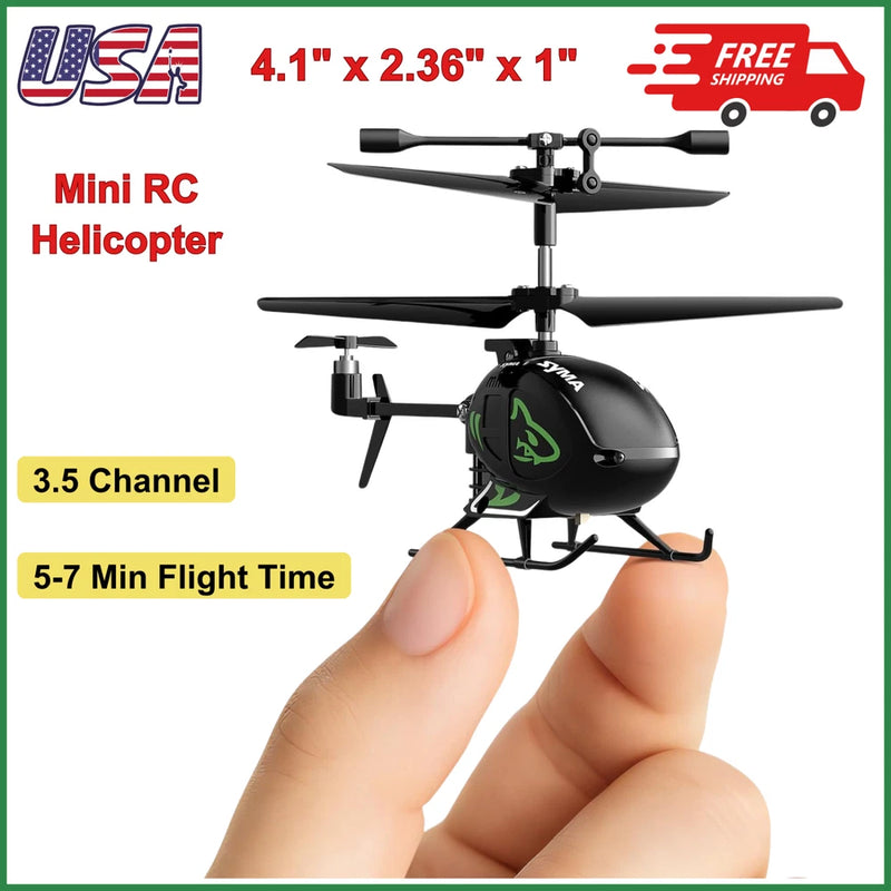 SYMA S100 Mini RC Helicopter with Gyro Stabilizer, Altitude Hold, 3.5 Channel