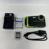 Fujifilm FinePix XP120 Digital Camera - Black/Lime Green