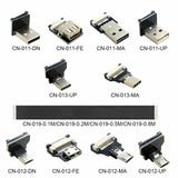 CABLECY USB2.0 Micro-USB USB-C Male Female Connector Socket for FPV  Photography