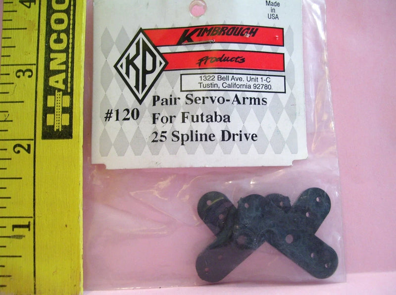 KP KIMBROUGH R/C RADIO CONTROL CAR #120 SERVO ARMS 25 SPLINE DR FOR FATUBA PART
