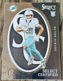 De'Von Achane 2023 Panini Select Football Certified #CRO-DAC Rookie RC Dolphins Converter