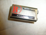 Vintage Radio Shack 9 Volt Enercell Alkaline Battery Model 23-875 Mint - dead Battery