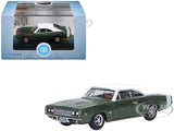 1968 DODGE CHARGER RACING GREEN 1/87 (HO) DIECAST MODEL CAR OXFORD 87DC68005