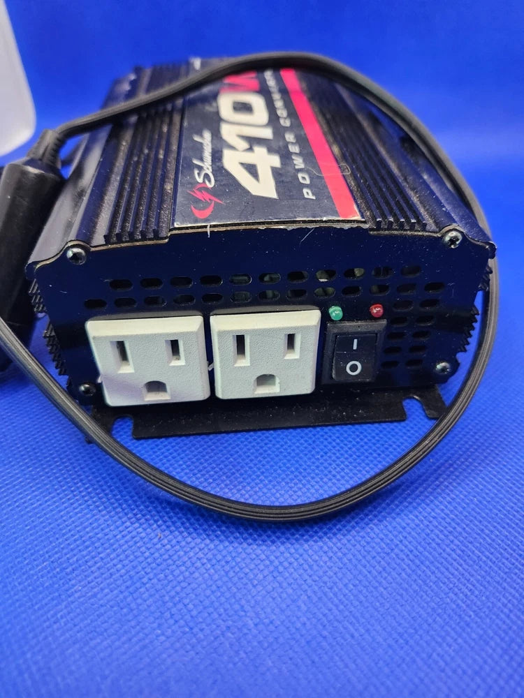 Schumacher 410W Power Converter 2 AC Outlets 120v AC 60hz