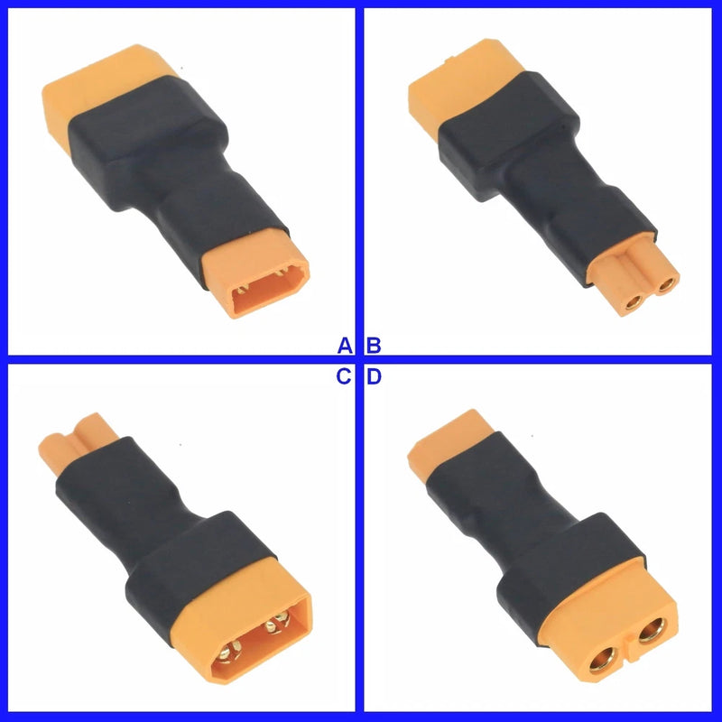 XT30 to XT60 No Wires Adapter For RC Plane Truck Boat Battery Toy Hobby FPV UAV