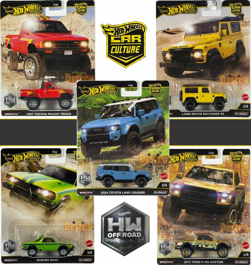 Hot Wheels Premium 2025 Car Culture Off Road Choose from 5 models