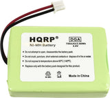 750mAh Ni-MH rechargeable battery pack with wire connector, label HQRP DGA