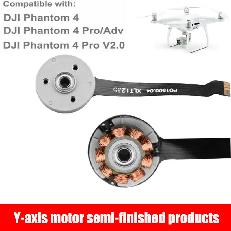 DJI Phantom 4 yaw gimbal motor with copper windings and ribbon connector, Y-axis