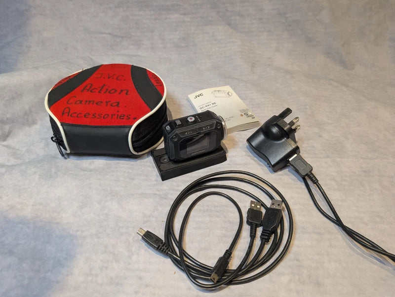 JVC GC-XA1 Action camera With Battery Charger Manual Full HD