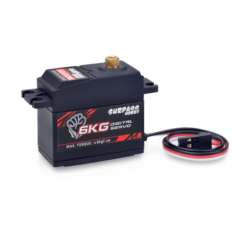 SURPASS HOBBY S0600M 6KG Servo Metal Gear Digital Servo for RC 1/10 High-Speed