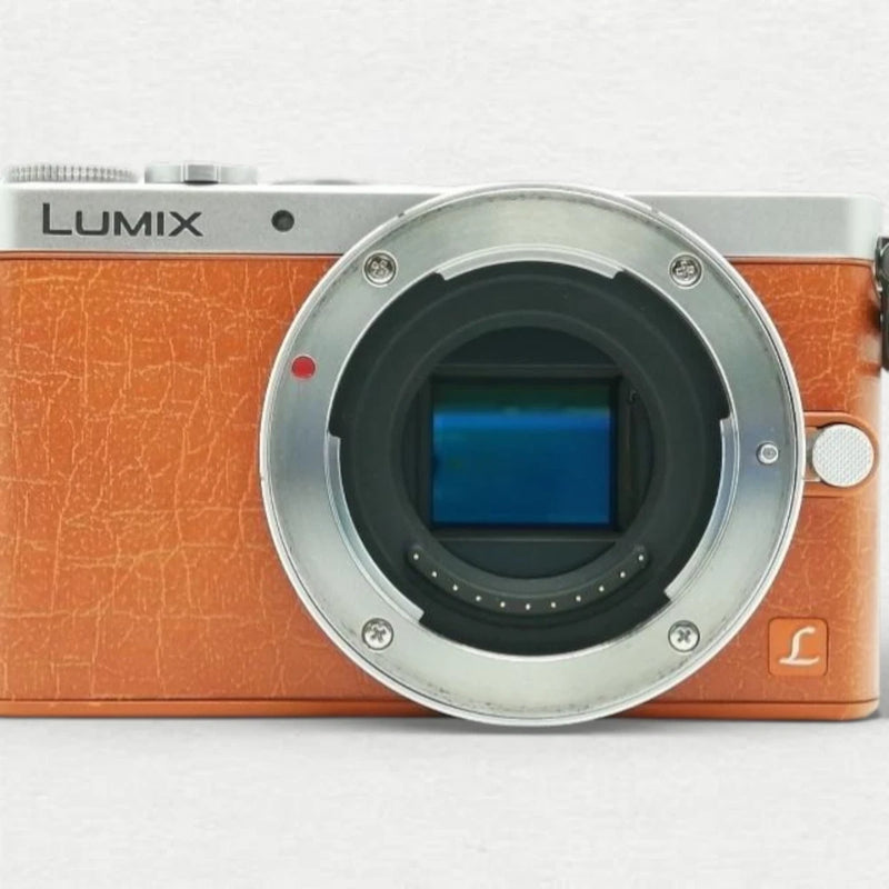 Panasonic LUMIX DMC-GM1 Orange Mirrorless Digital Camera Built-in Flash