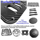 Carbon Fiber Sheet Plate Panel Custom CNC Cut Process Carve FPV Drone Arm Frame