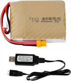 7.4V 4500mah Li Battery XT30 Plug for Radiomaster TX12 MARK II Radio Transmitter