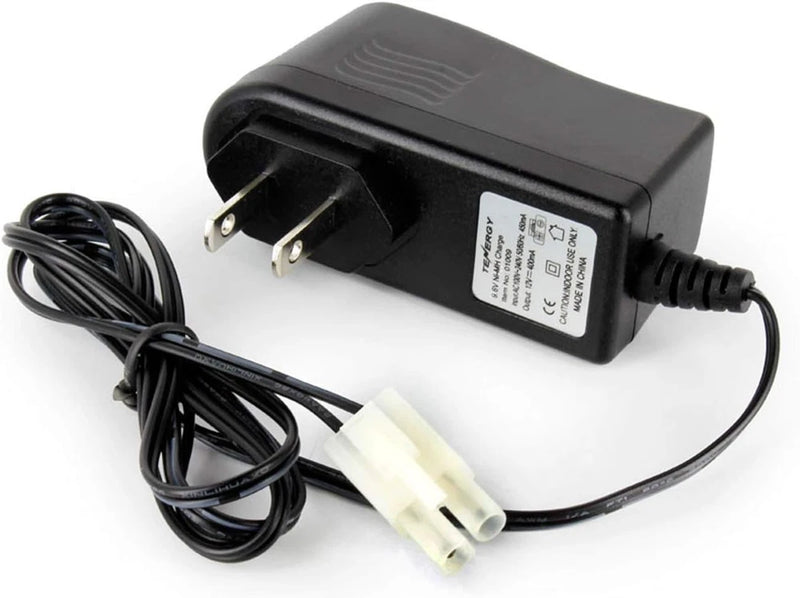 RC Battery Charger for 9.6V 8S NiMH NiCd Battery Packs 400mA AC Plug Charger w Battery