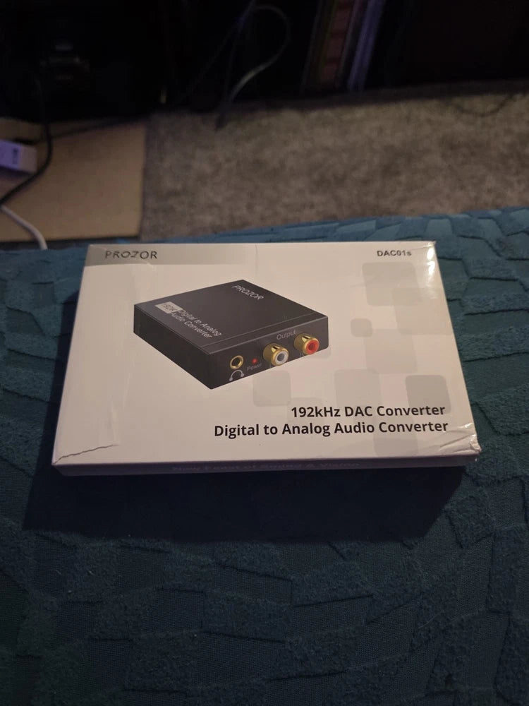 PROZOR 192KHz Digital to Analog Audio Converter DAC Digital SPDIF Optical to ...