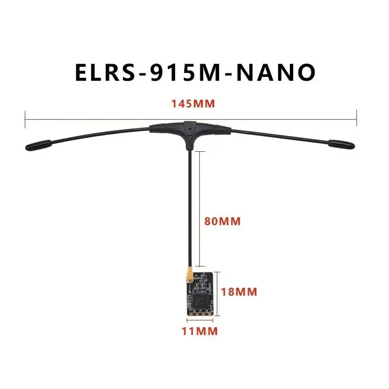 2.4GHz Receiver with T Type Antenna Support for RC FPV Traversing Drones Parts
