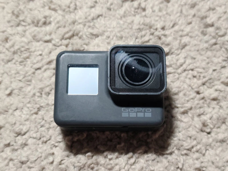 GoPro HERO5 Black Edition action camera with front lens and display