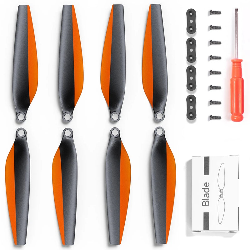 Drone Original Propellers for F7GIM - 4 Pcs Dark Grey & Orange