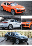 1/24 Porsche Cayenne Turbo Diecast Model Car Toy Sound Light Kids Adults Gift