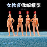 1/64 1/87 1/43 1/18 1/24 1/35 Officer Girl Miniature Figure Model For Car QL0032