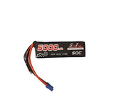 SpeedTek RC 6S 22.2V 5000mAh 50C Soft Case Lipo Battery Pack w/ EC5 Connector