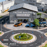Diorama 1/64 Diecast Car Garage W/LED Parking Lot Factory Scene Display Model US