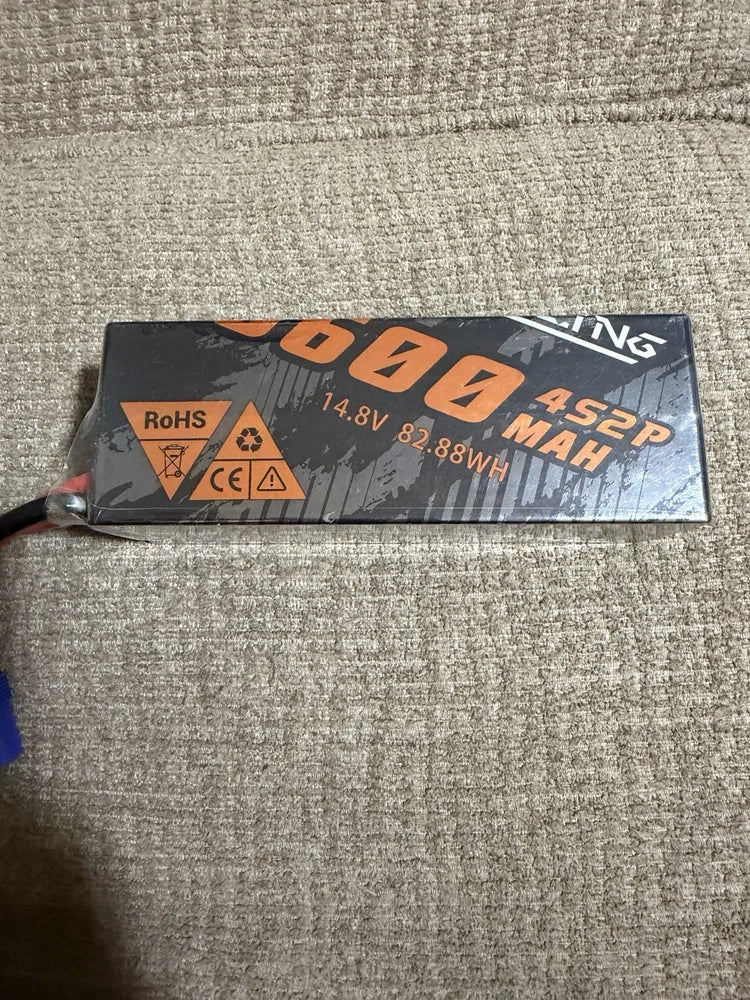 CNHL Racing 5600mAh 14.8V 4S2P 120C Hard Case LiPo Battery EC5 RC Battery
