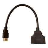 HDMI Splitter 1080P Cable Adapter Male to Female 1 Input 2 Output Converter Fast
