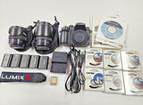 Panasonic LUMIX GH4 16MP 4K Mirrorless Camera w/ Lumix 12-35mm, 35-100mm & More
