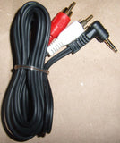 (1) 3.5mm to RCA Auxillary Aux Input Adapter iPod iPhone 4 5 MP3 Car Stereo New