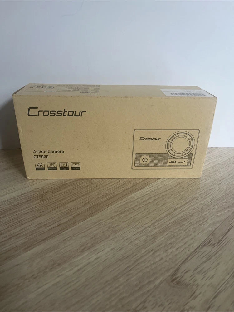 Crosstour CT9000 Action Camera 4K Ultra HD WiFi 170?? Wide Angle 2-Inch LCD New