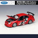 1:24 Diecast Alloy Subaru Impreza WRX STI Car Model Toy Vehicle Collectible Gift
