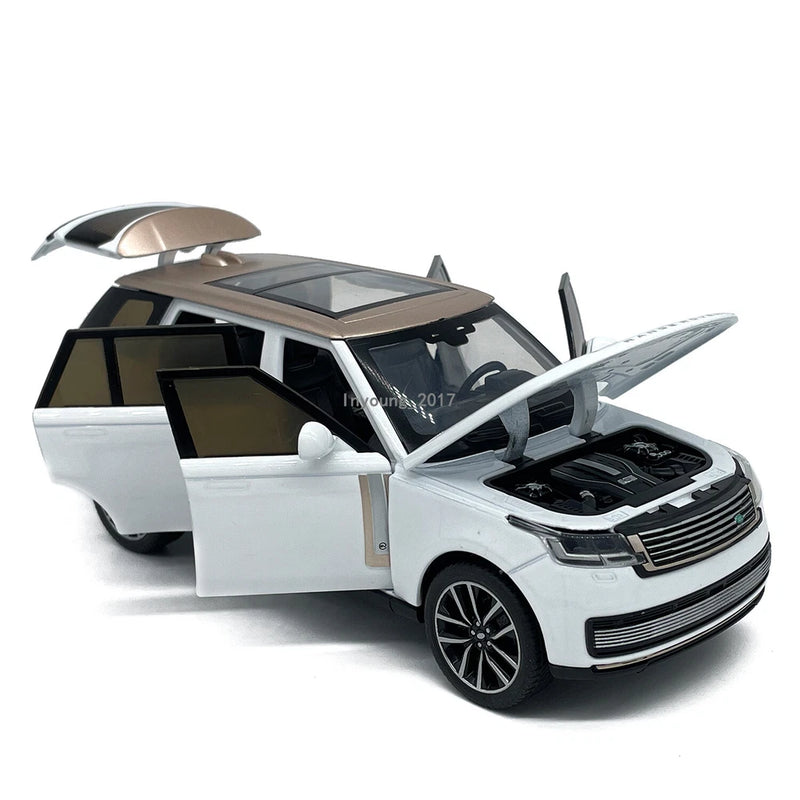 1:32 Land Rover Range Rover SV Model Car Diecast Toy Vehicle Kids Toys White