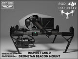 DJI Inspire 1 and 2 DroneTag Beacon Mount for Remote ID RID -Module Not Included