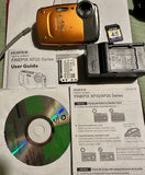 Fujifilm FinePix XP20 14.2MP Waterproof Digital Camera Battery SD Charger Tested