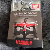 Propel Maximum X01 Micro Drone Wireless Quadrocopter - Titanium (VL-3511) New Propeller