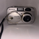 Fujifilm FinePix 2650 2.0MP Digital Camera Silver Tested & Works