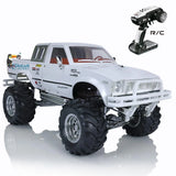 Used HG P407 Metal 4x4 1/10 Pickup Truck Off-Road Rally Race Crawler Car Model Battery